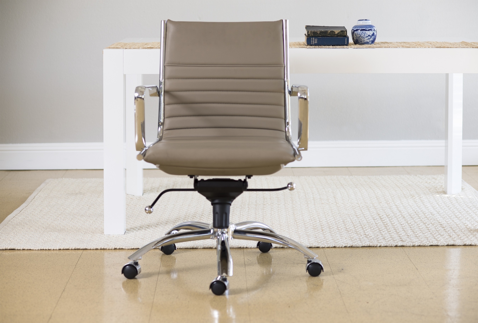 Cottesmore II Taupe Office Chair - Thumbnail - Image 3