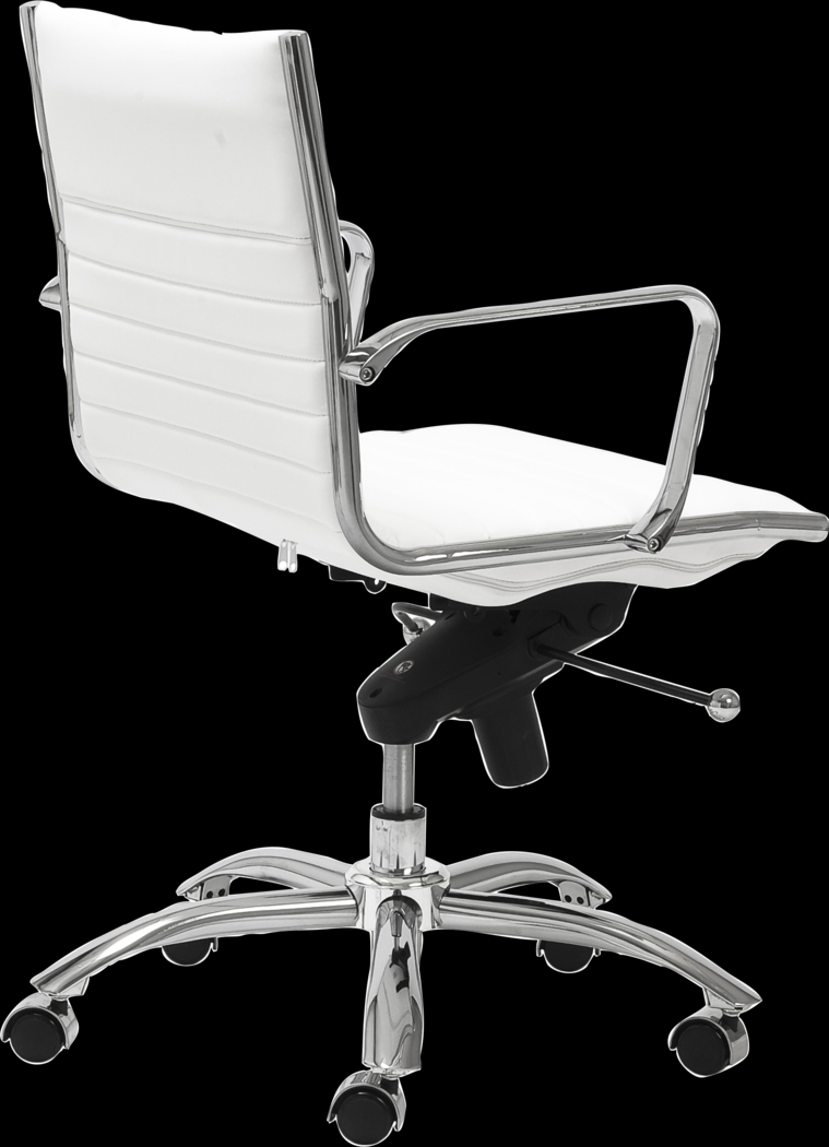 Cottesmore II White Office Chair - Thumbnail - Image 2