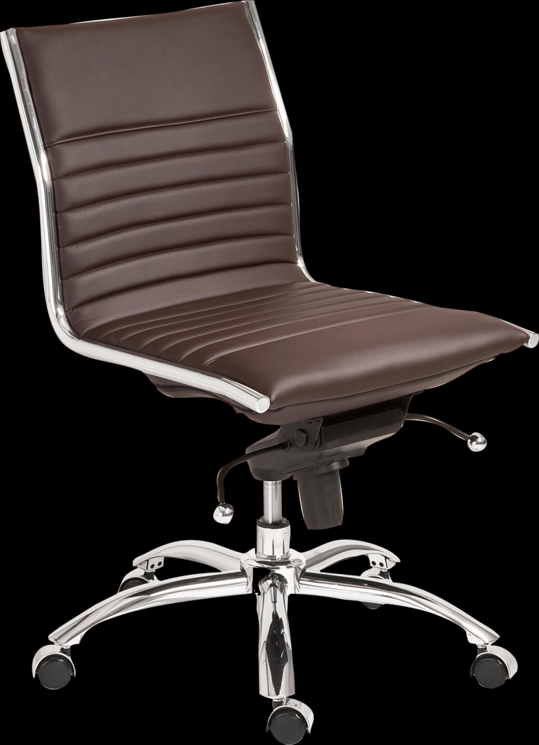 Cottesmore III Brown Office Chair - Thumbnail - Image 1