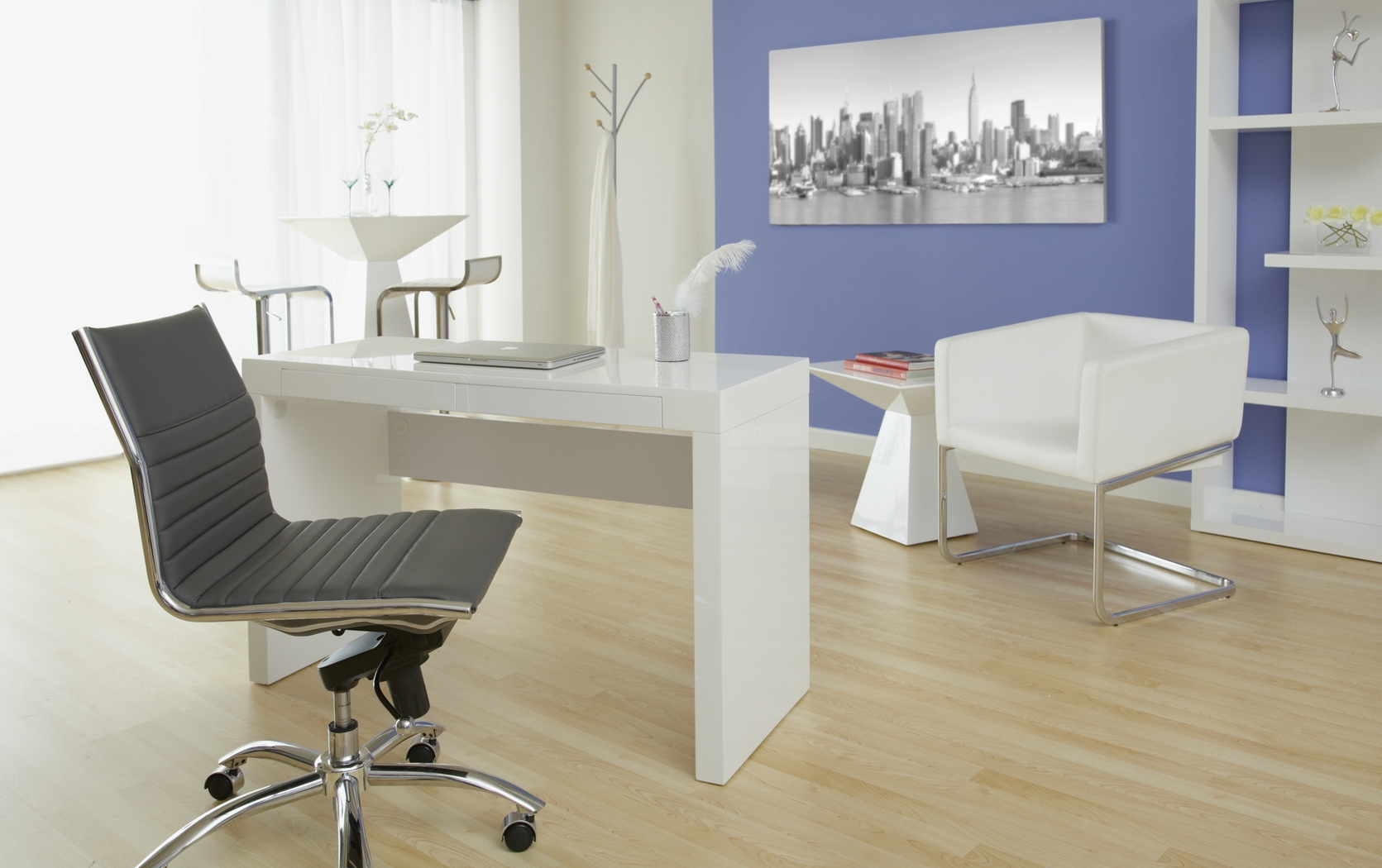 Cottesmore III Gray Office Chair - Thumbnail - Image 2