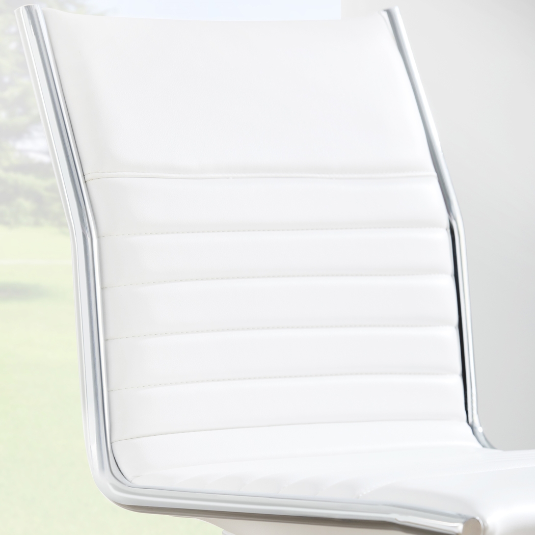 Cottesmore III White Office Chair - Thumbnail - Image 4