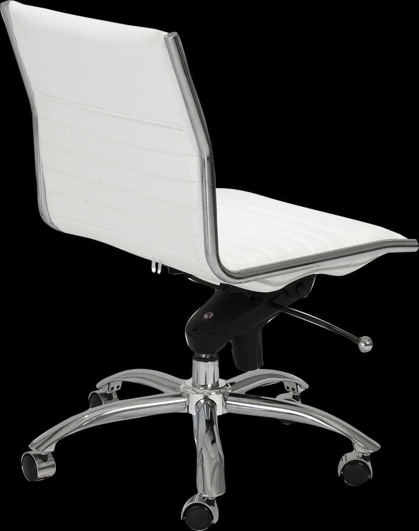 Cottesmore III White Office Chair - Thumbnail - Image 5