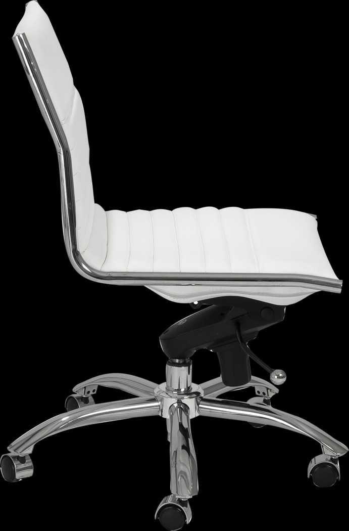Cottesmore III White Office Chair - Thumbnail - Image 6