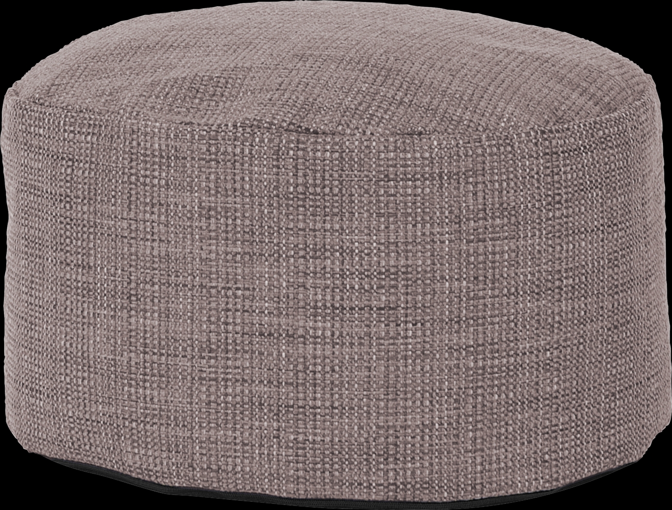 Cottner Gray Pouf - Thumbnail - Image 1