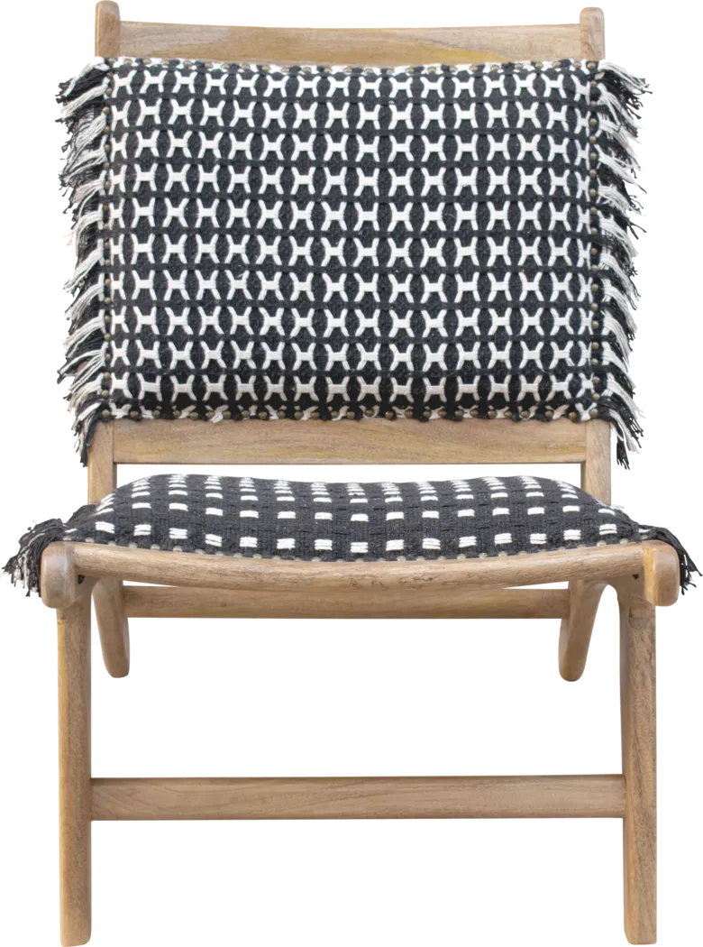 Cottoneaster Black Accent Chair - Thumbnail - Image 4