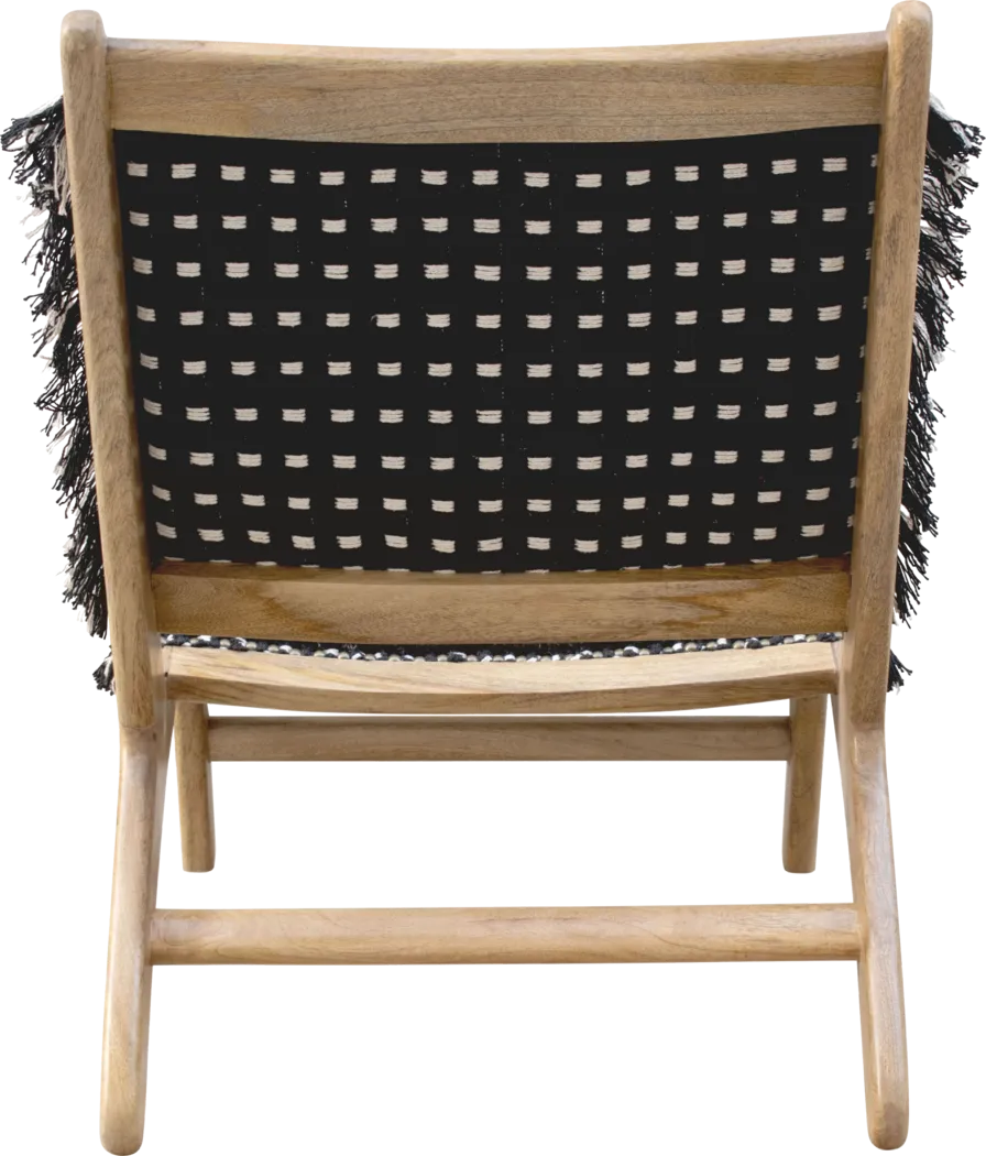 Cottoneaster Black Accent Chair - Thumbnail - Image 8