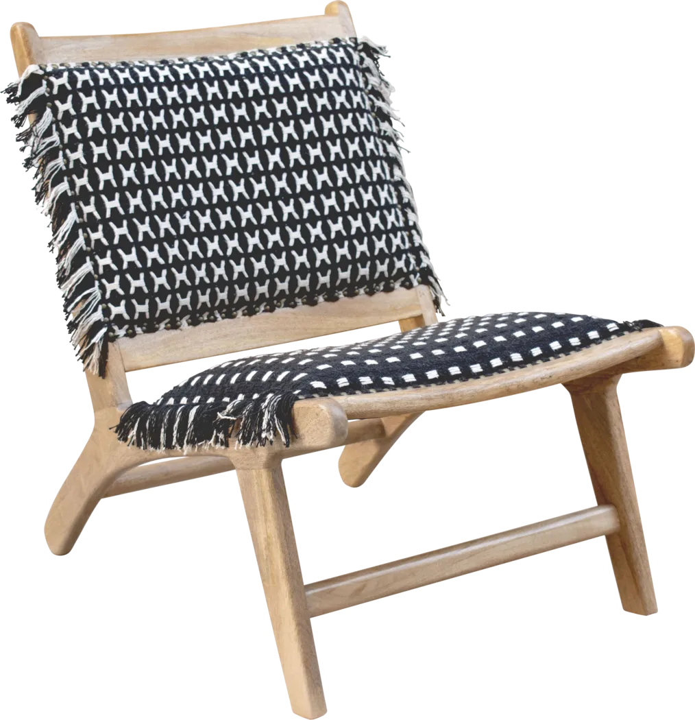 Cottoneaster Black Accent Chair - Thumbnail - Image 1