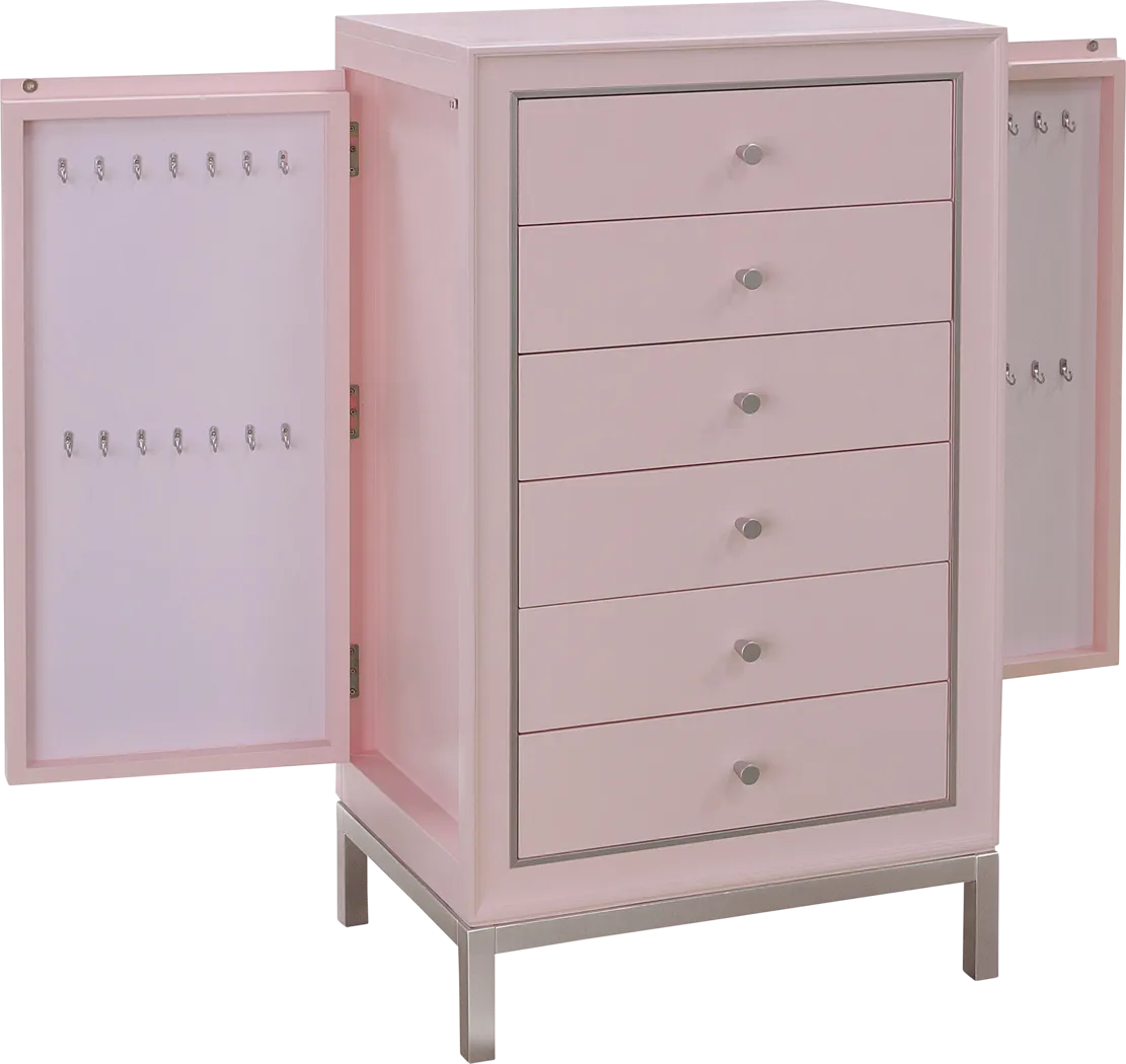 Cottonester Pink Jewelry Armoire - Thumbnail - Image 6