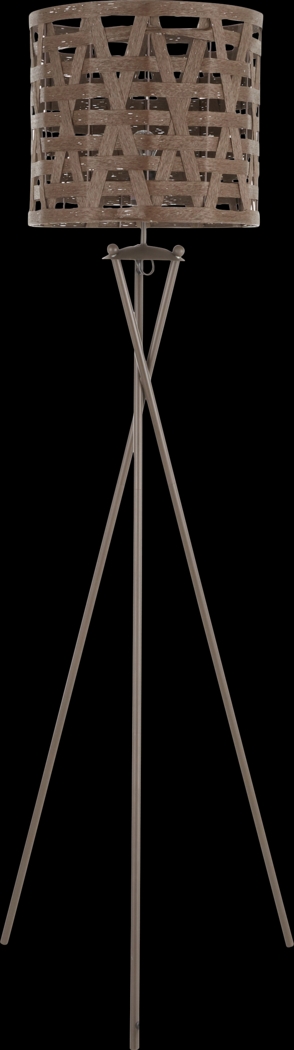 Cottsford Brown Floor Lamp - Thumbnail - Image 3