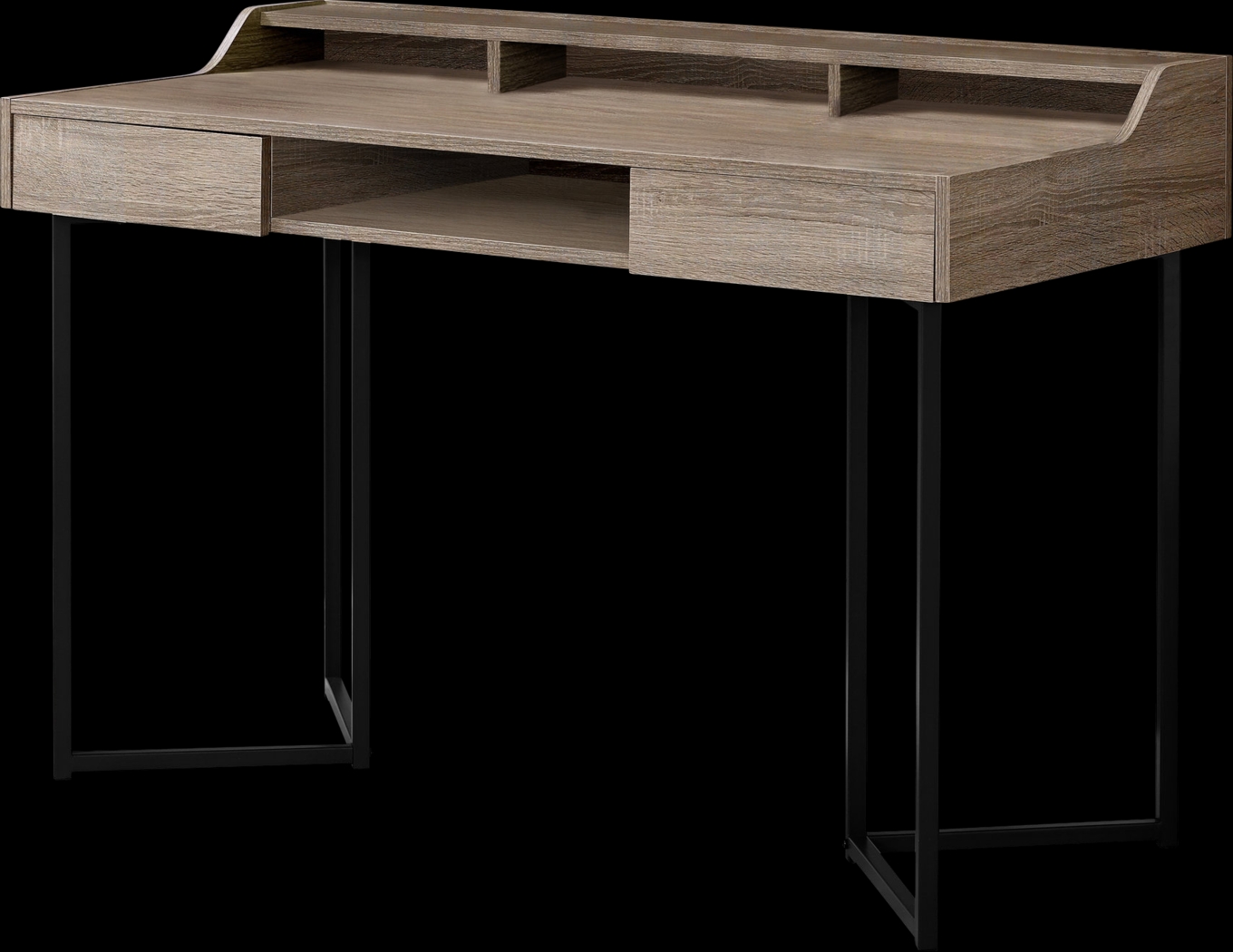 Cotulla Taupe Desk - Thumbnail - Image 1