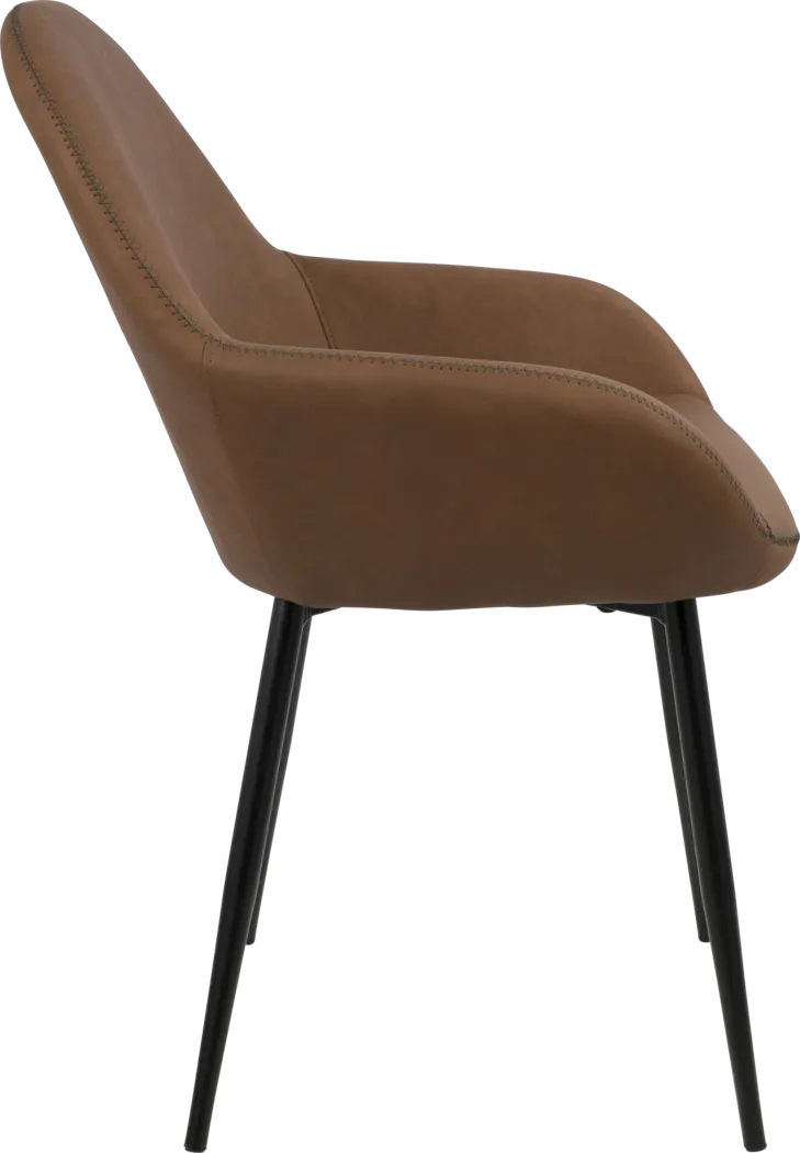 Country Club Brown Dining Chair (Set of 2) - Thumbnail - Image 3
