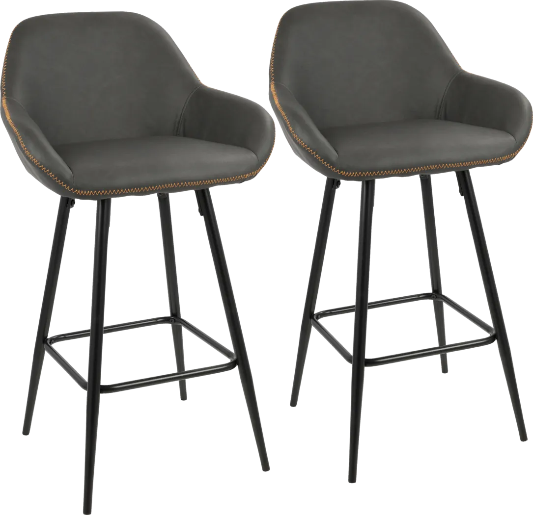 Country Club Gray Counter Height Stool (Set of 2) - Thumbnail - Image 1