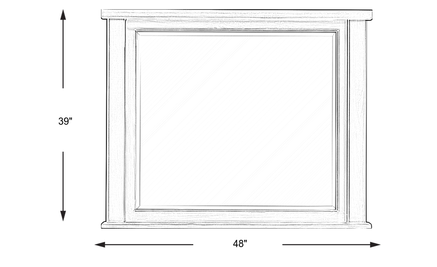 Dimension Image. Please refer to the Dimension Tab on this page for dimension details.