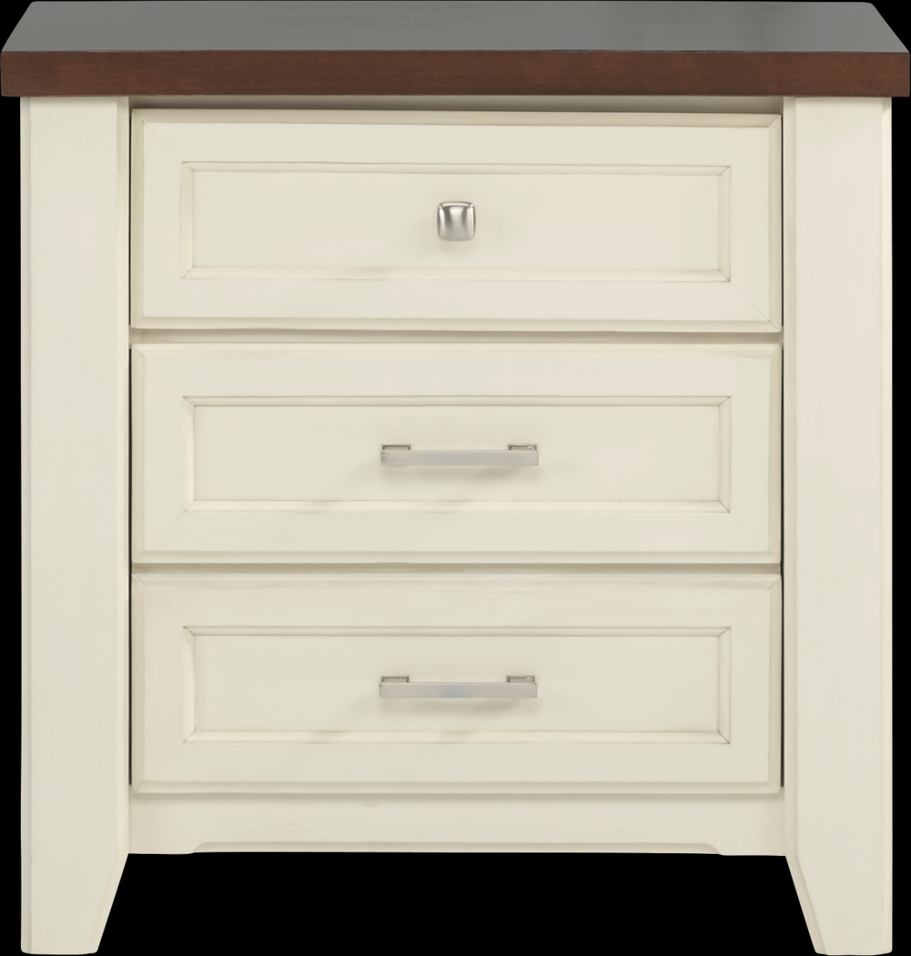 Country Grove White 7 Pc Queen Panel Bedroom - Thumbnail - Image 7