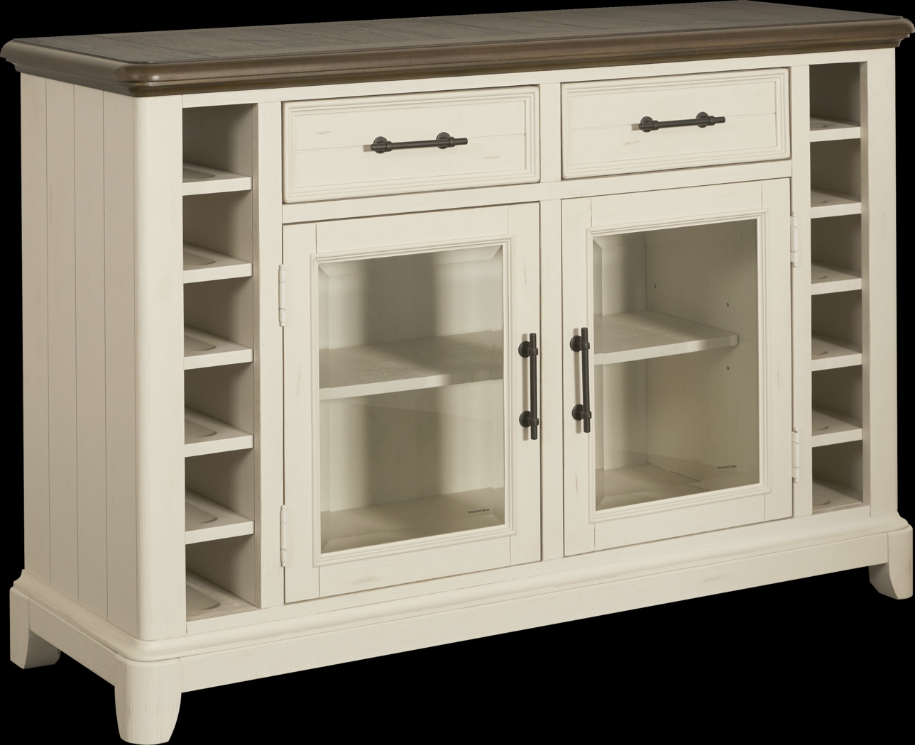 Country Lane Antique White Server - Thumbnail - Image 2