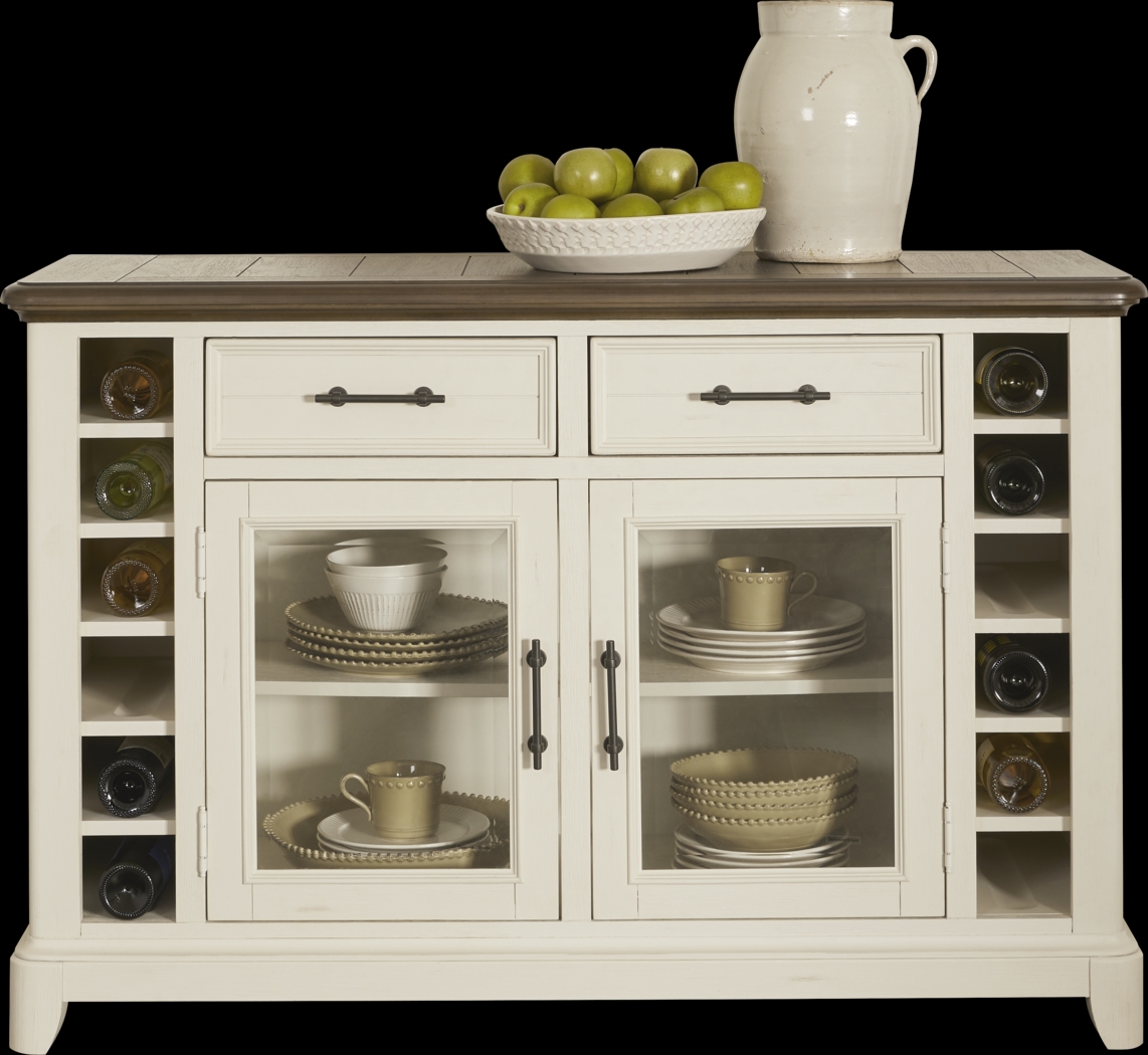 Country Lane Antique White Server - Thumbnail - Image 3