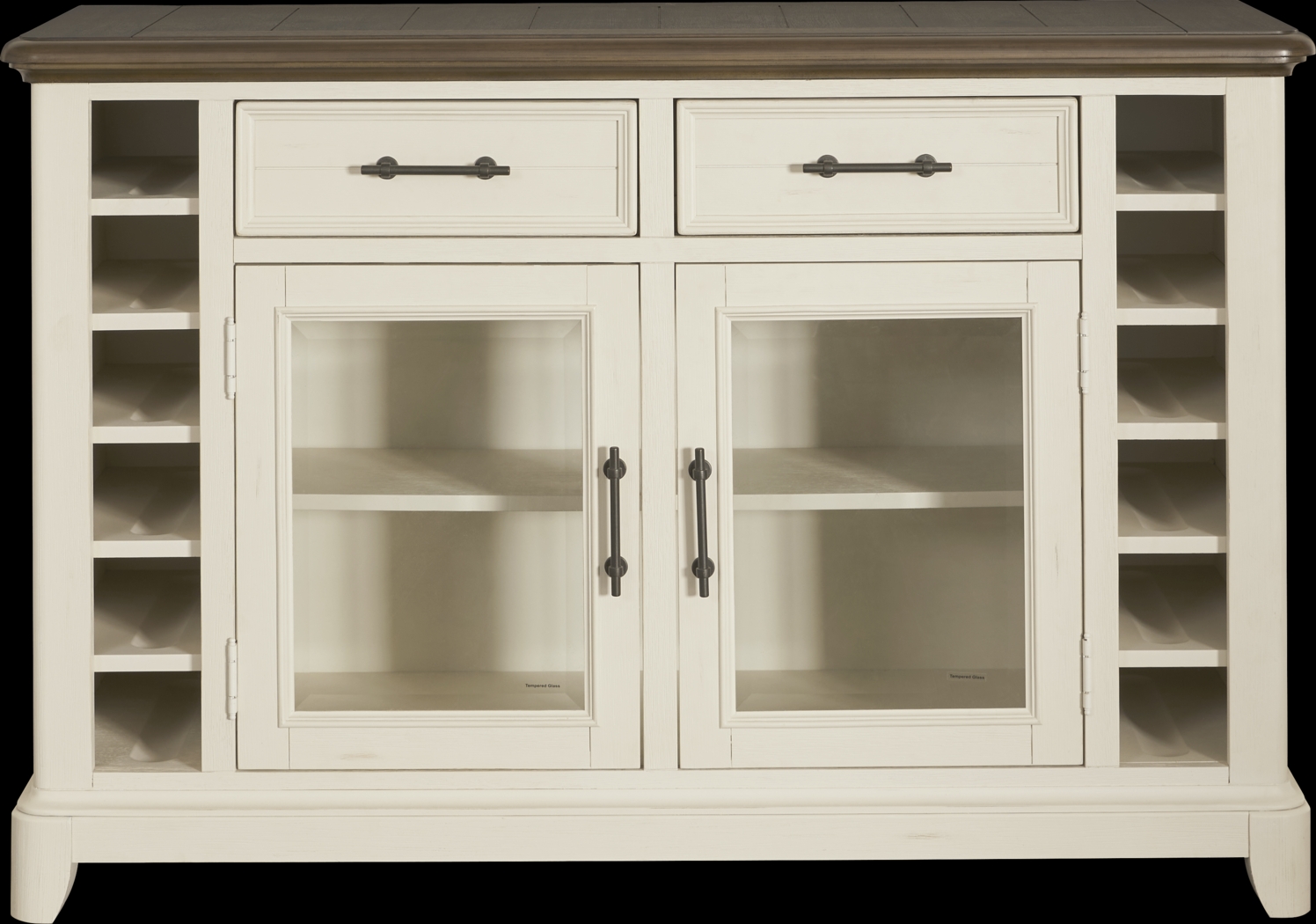 Country Lane Antique White Server - Thumbnail - Image 1