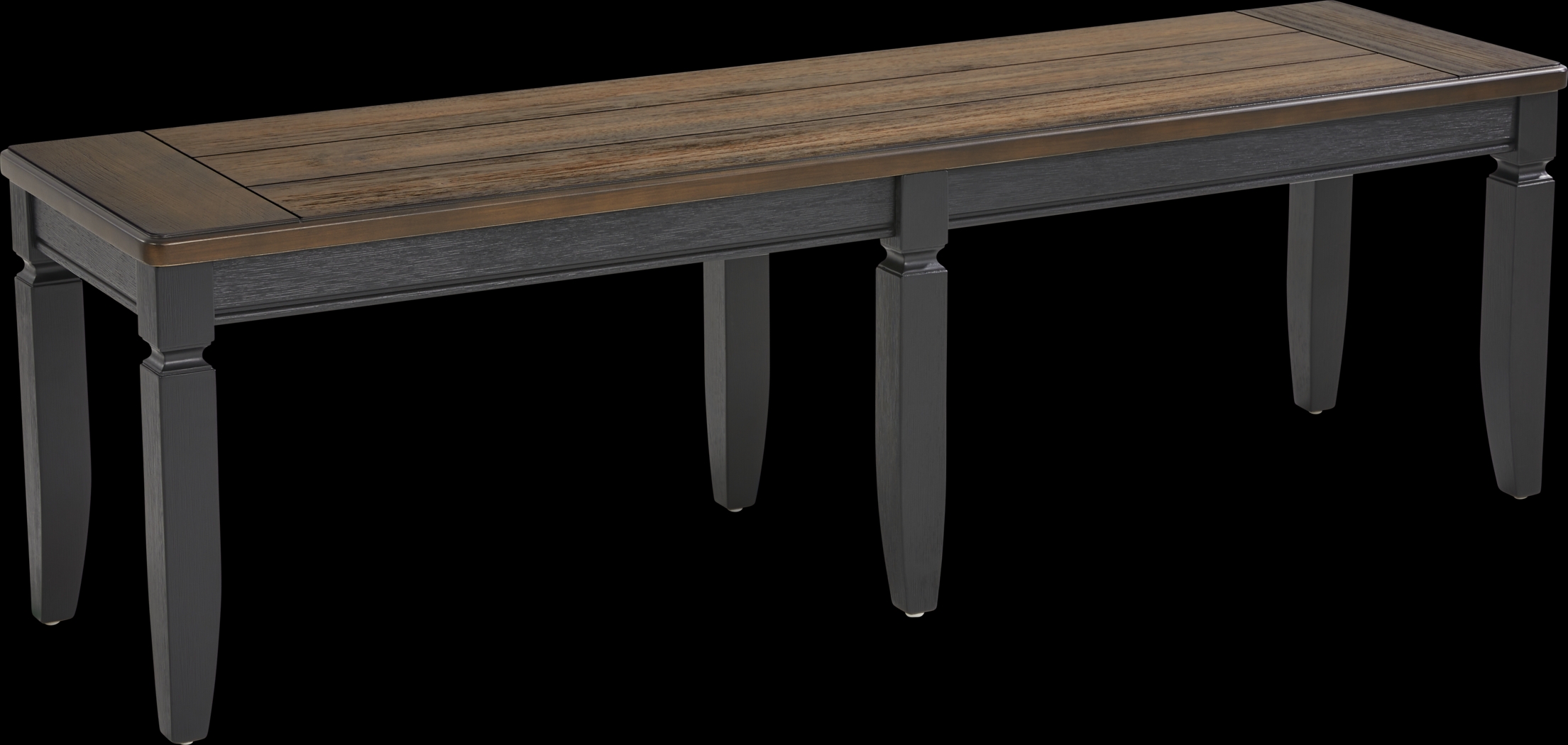 Country Lane Black Bench - Thumbnail - Image 2