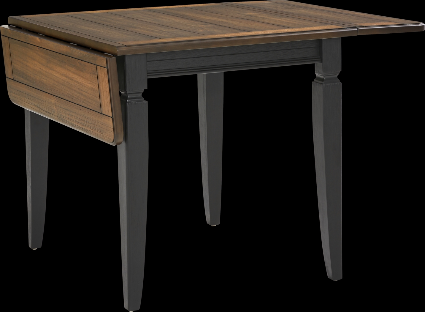 Country Lane Black Drop Leaf Dining Table - Thumbnail - Image 4