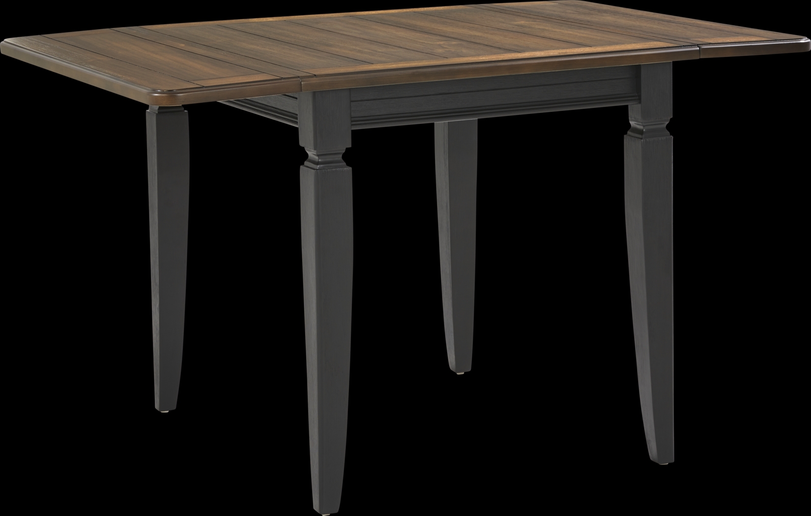 Country Lane Black Drop Leaf Dining Table - Thumbnail - Image 1