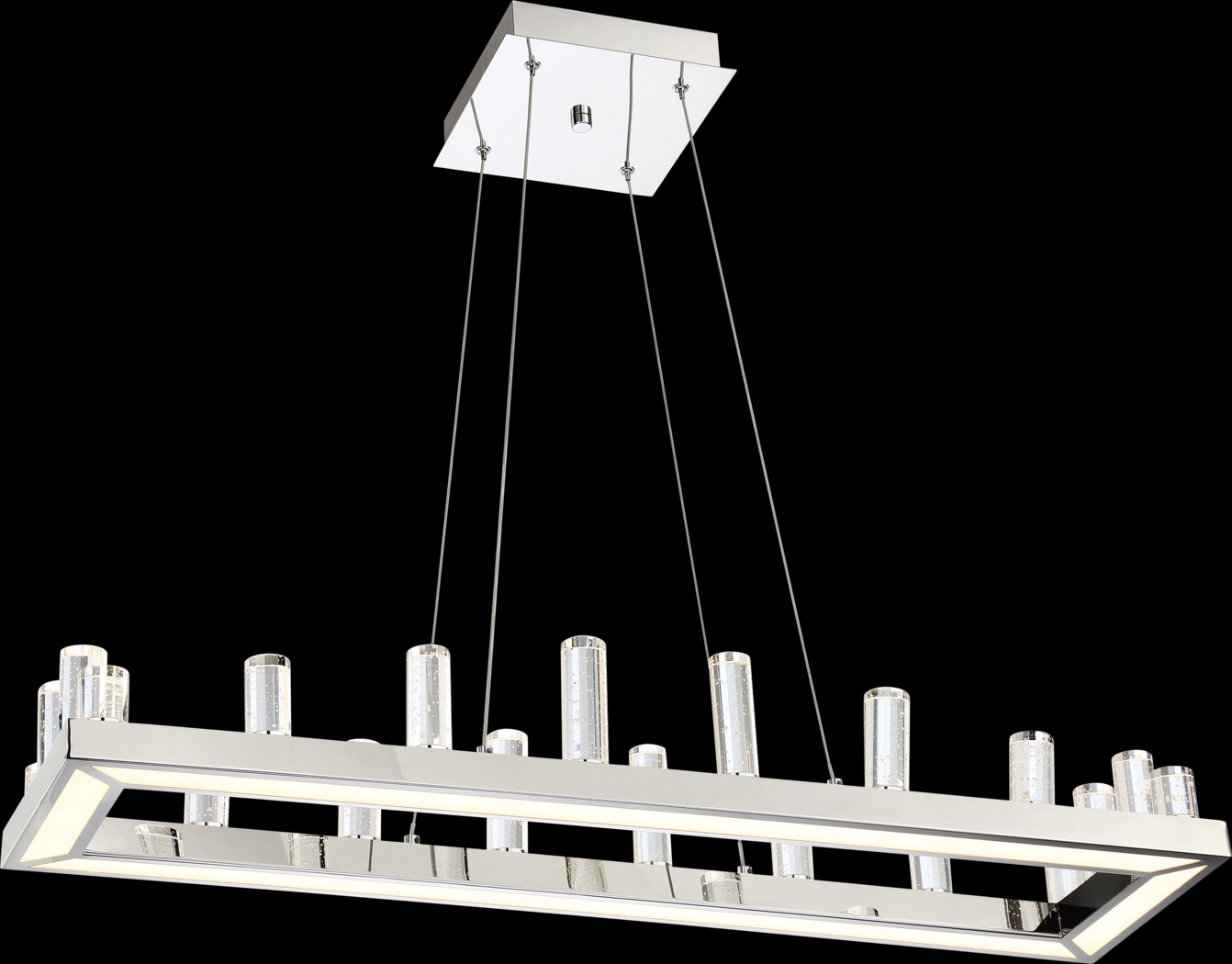 Country Way Chrome Chandelier - Thumbnail - Image 1