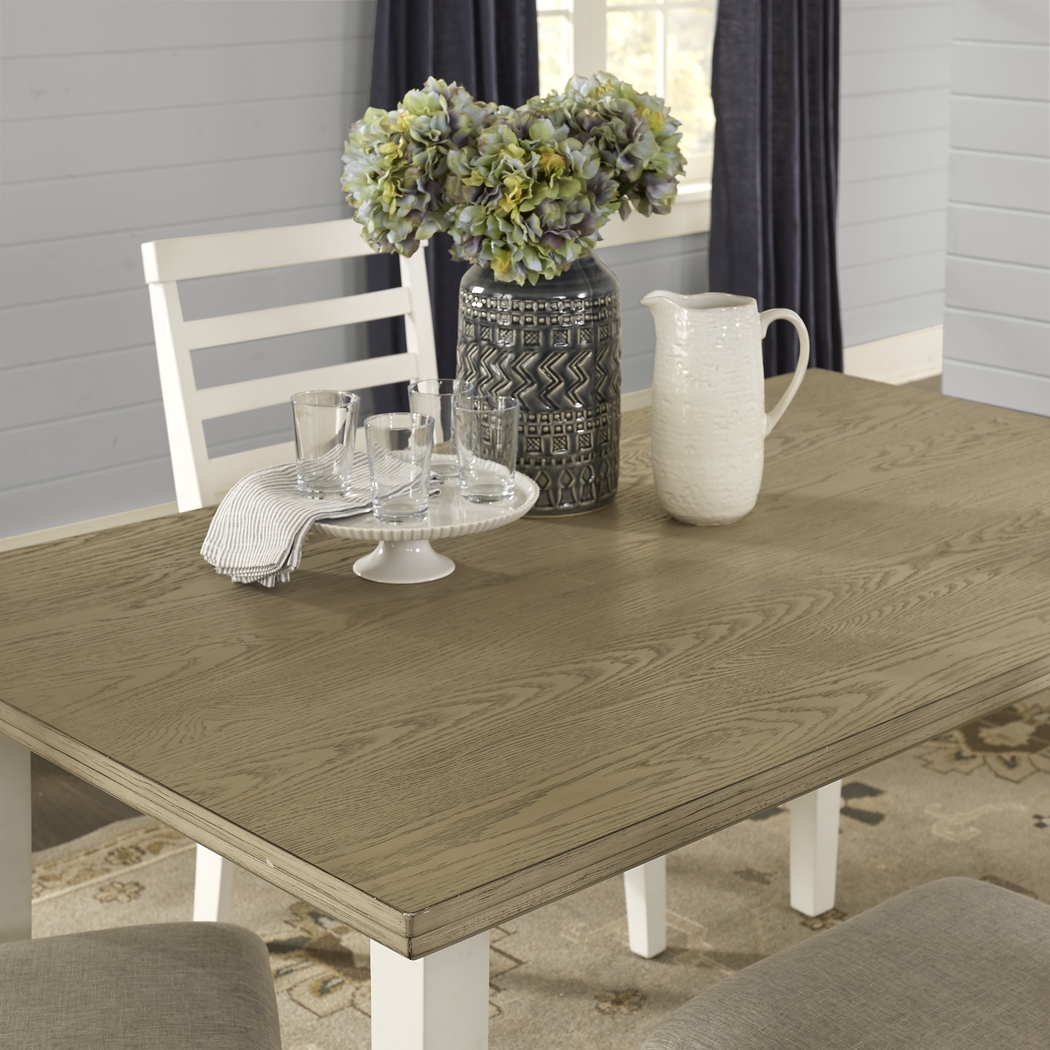 Countryside Cottage Gray 5 Pc Dining Set - Thumbnail - Image 2