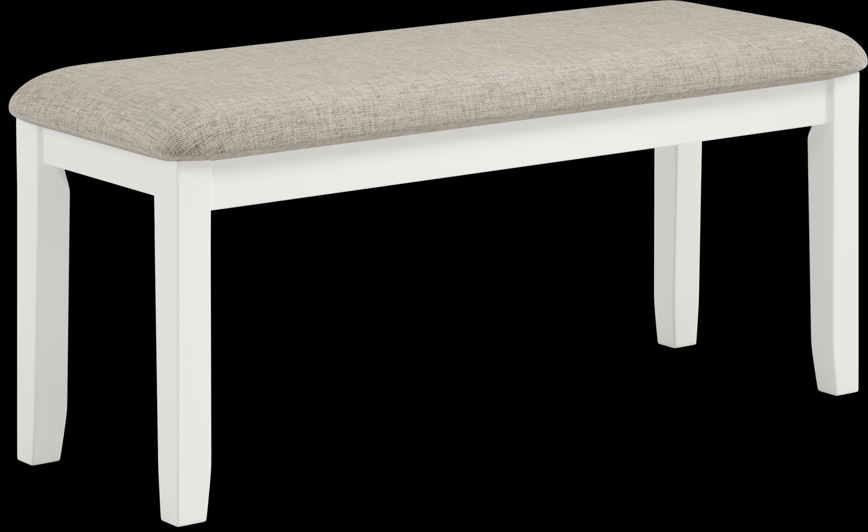 Countryside Cottage Gray Bench - Thumbnail - Image 1