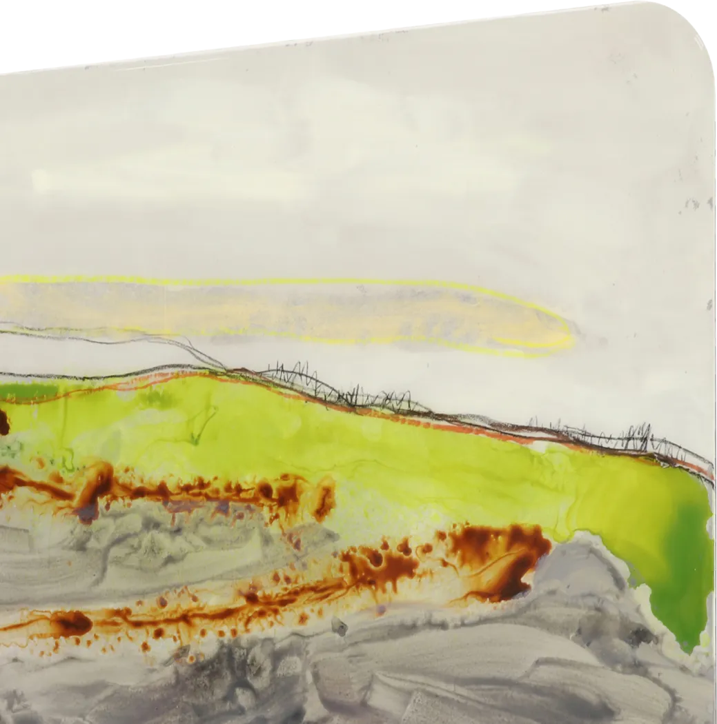 Countryside Views I Green Artwork - Thumbnail - Image 4