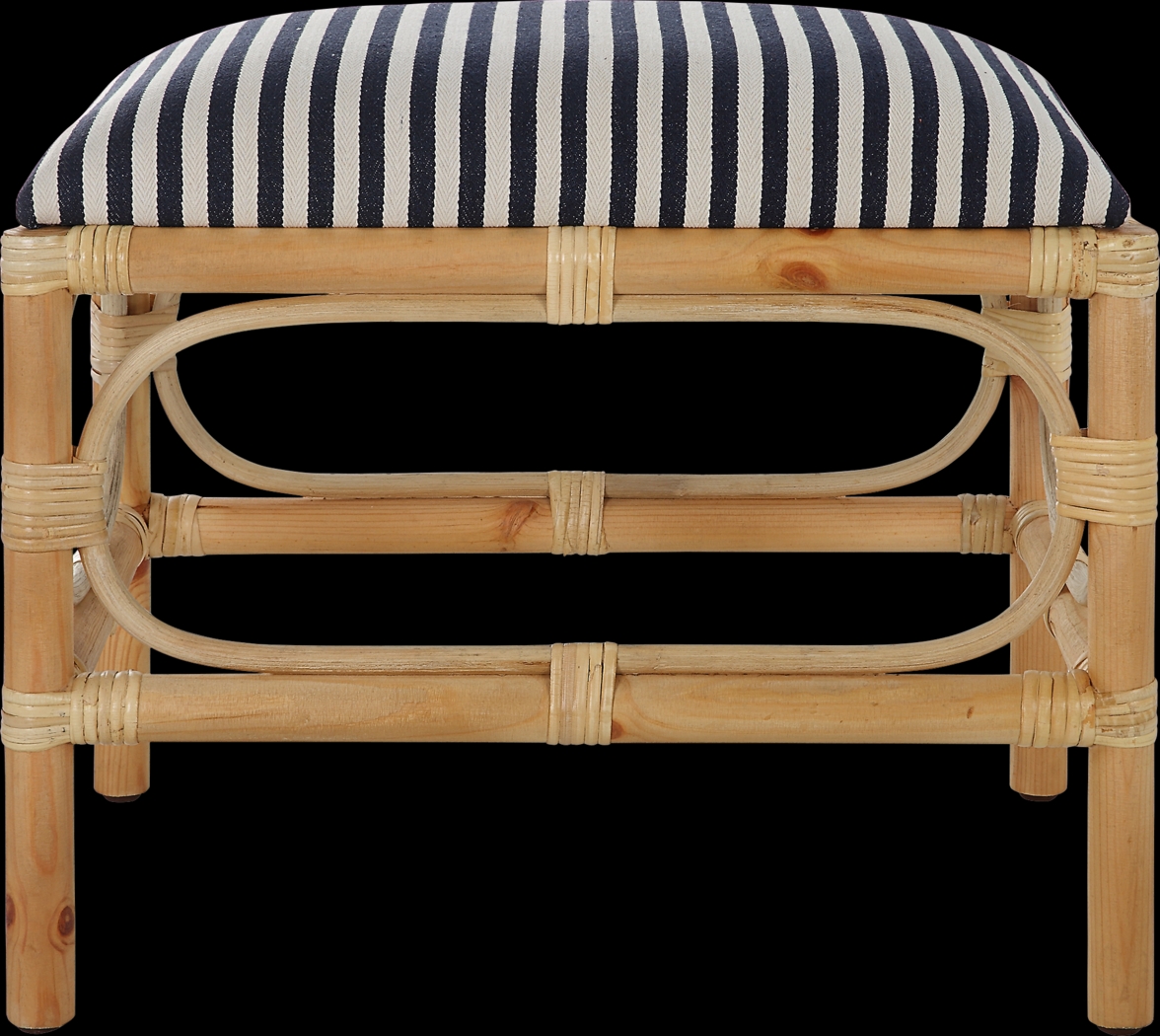 Courtlin Blue Accent Bench - Thumbnail - Image 1
