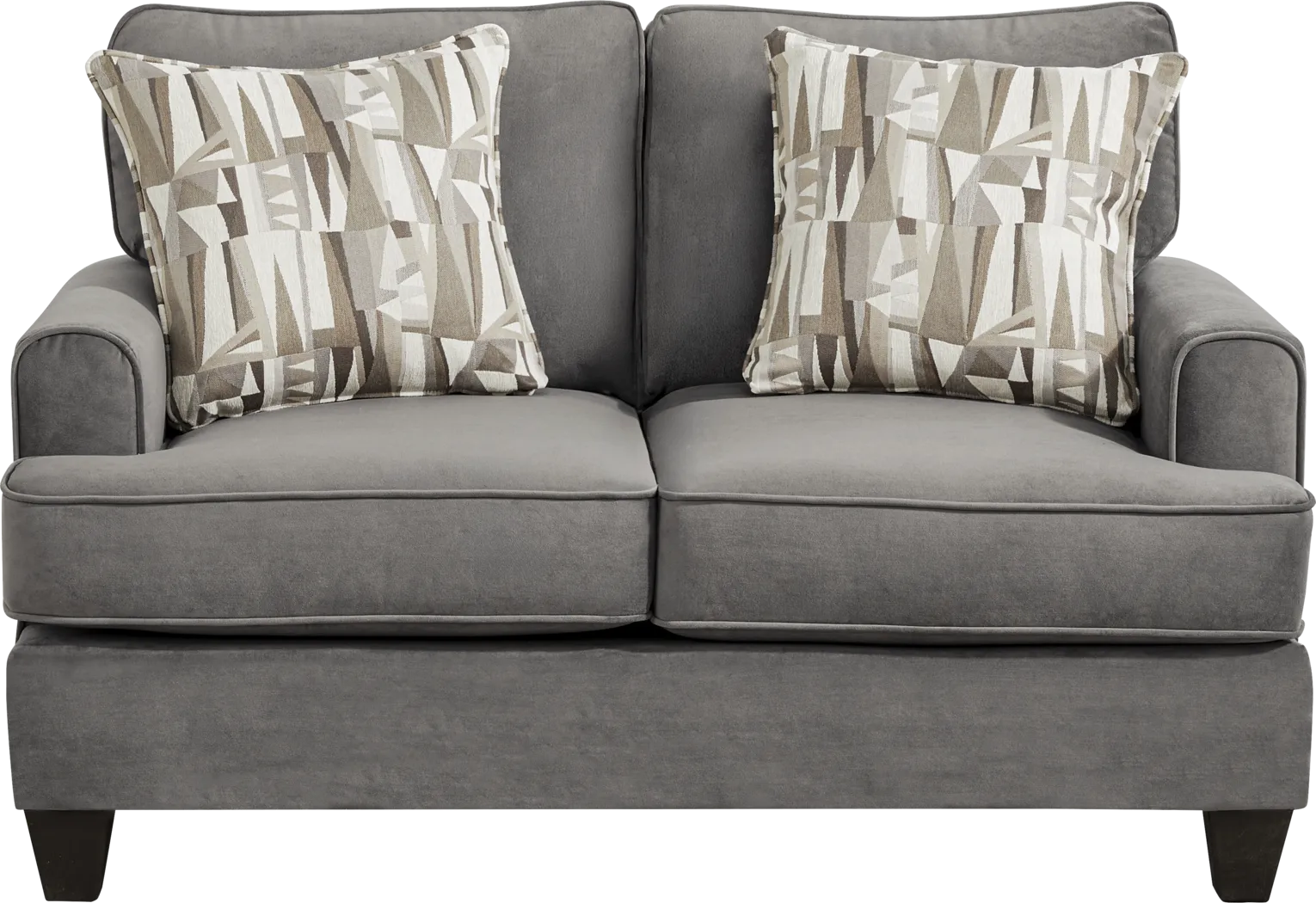 Courtney Charcoal Loveseat - Thumbnail - Image 1