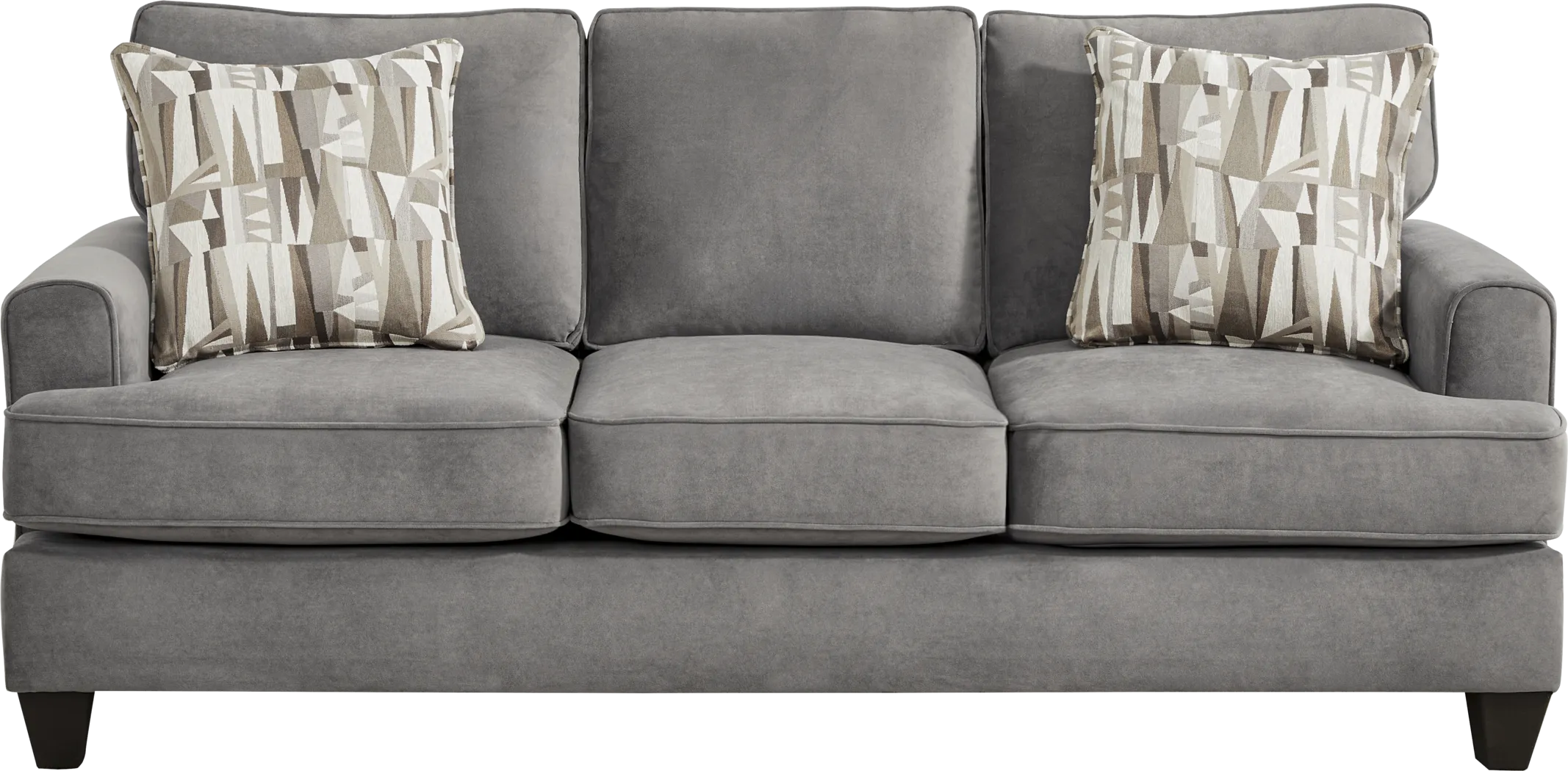 Courtney Charcoal Sofa - Thumbnail - Image 1