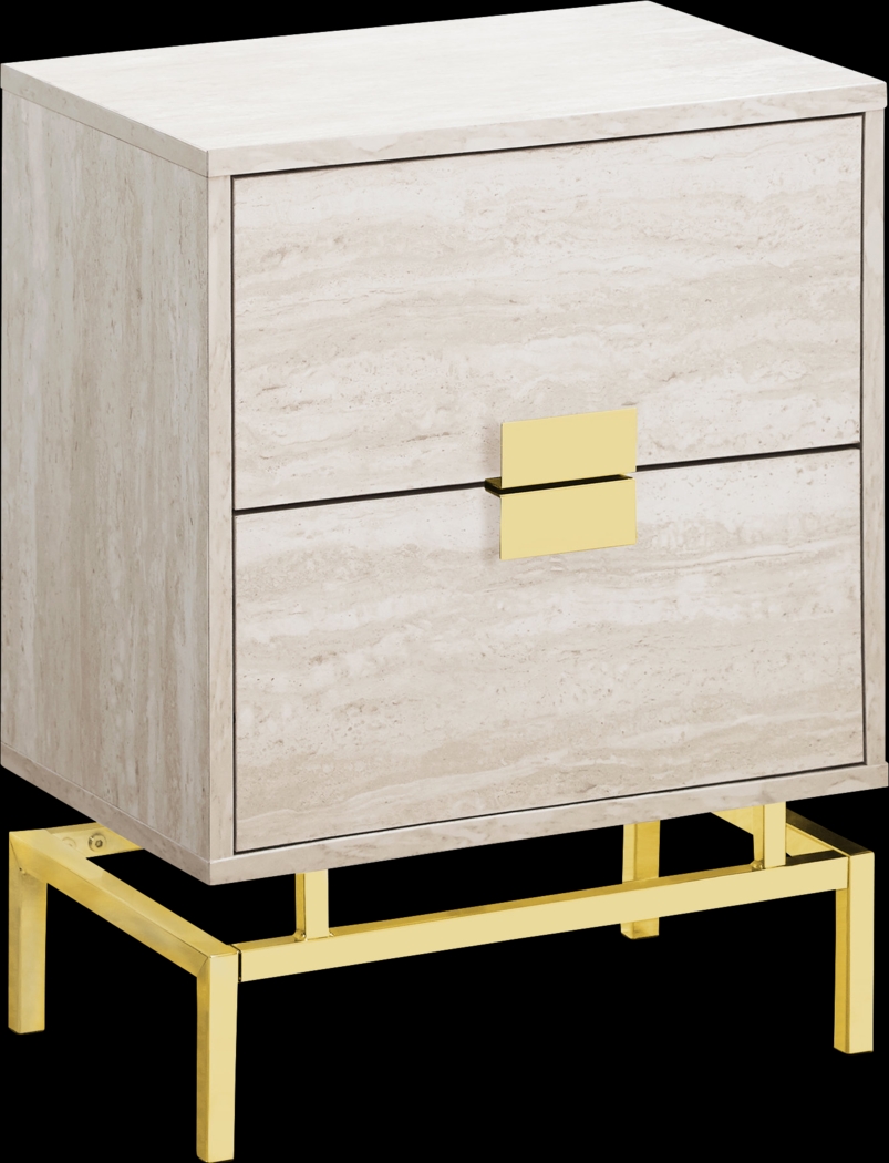 Cove Points Gold Accent Table - Thumbnail - Image 1