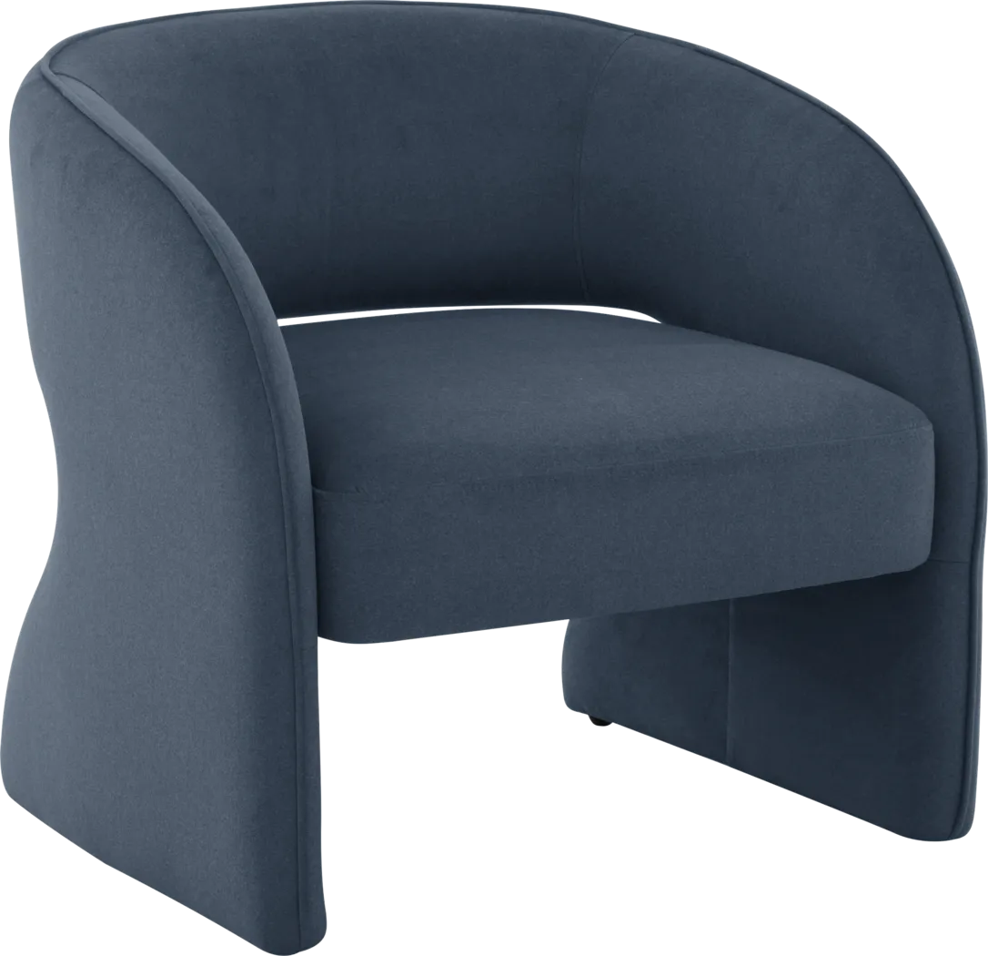 Covella Blue Accent Chair - Thumbnail - Image 1