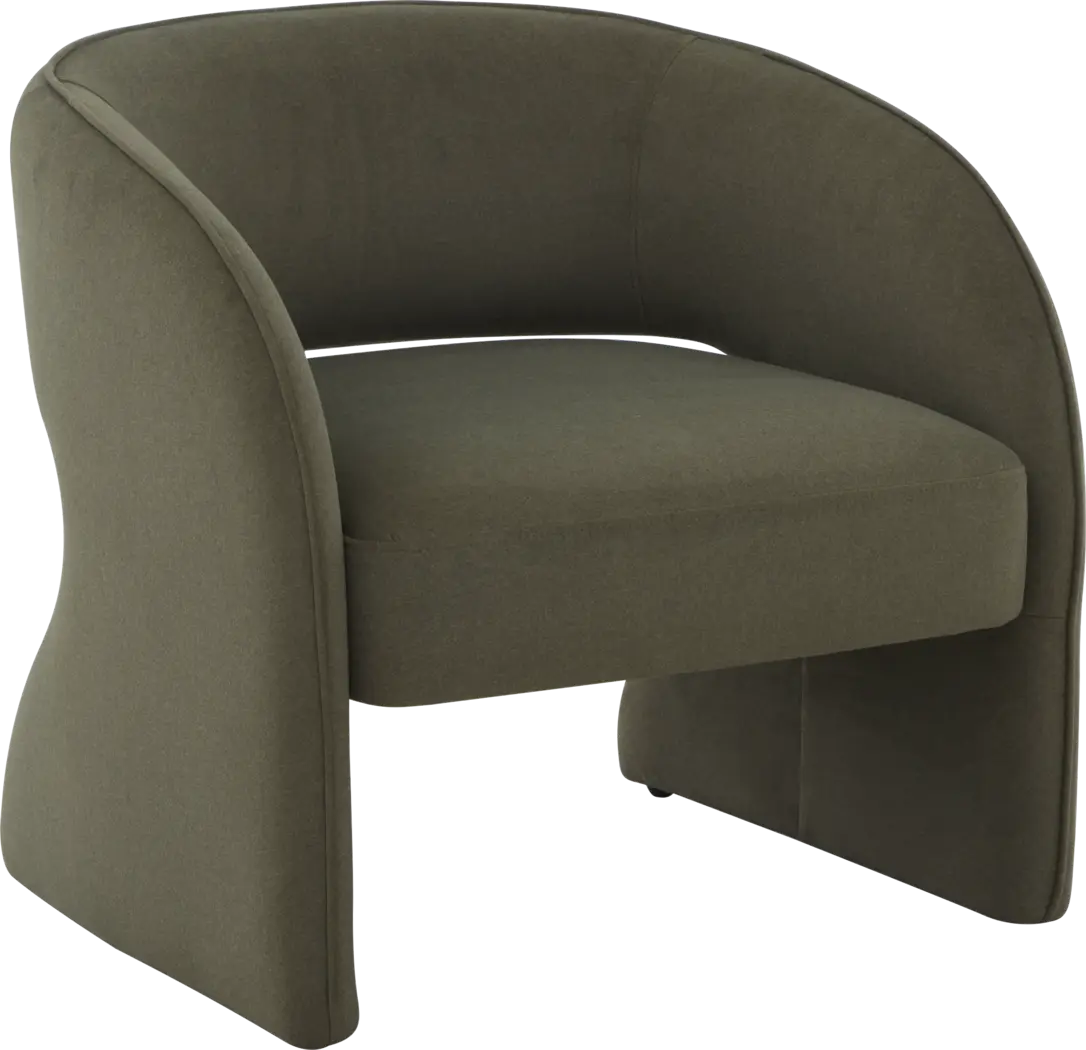 Covella Green Accent Chair - Thumbnail - Image 1