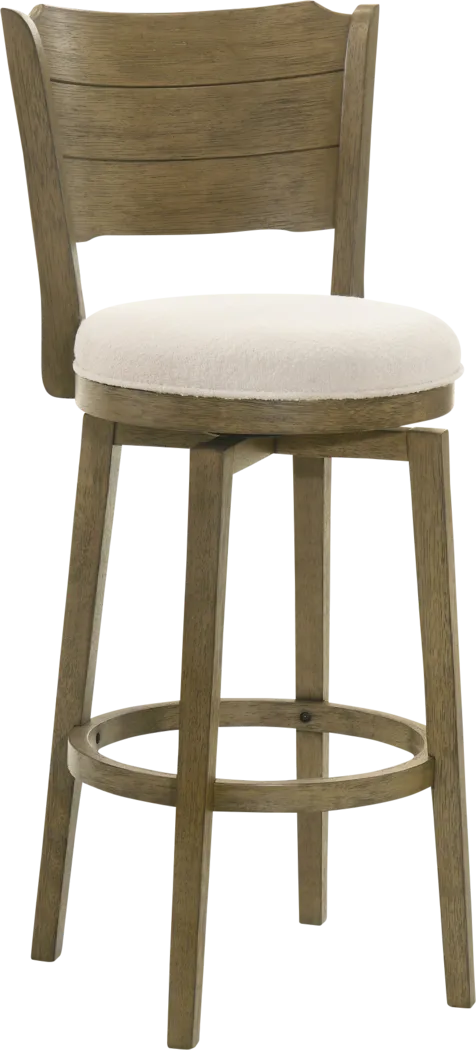 Covencaster Brown Swivel Barstool - Thumbnail - Image 1