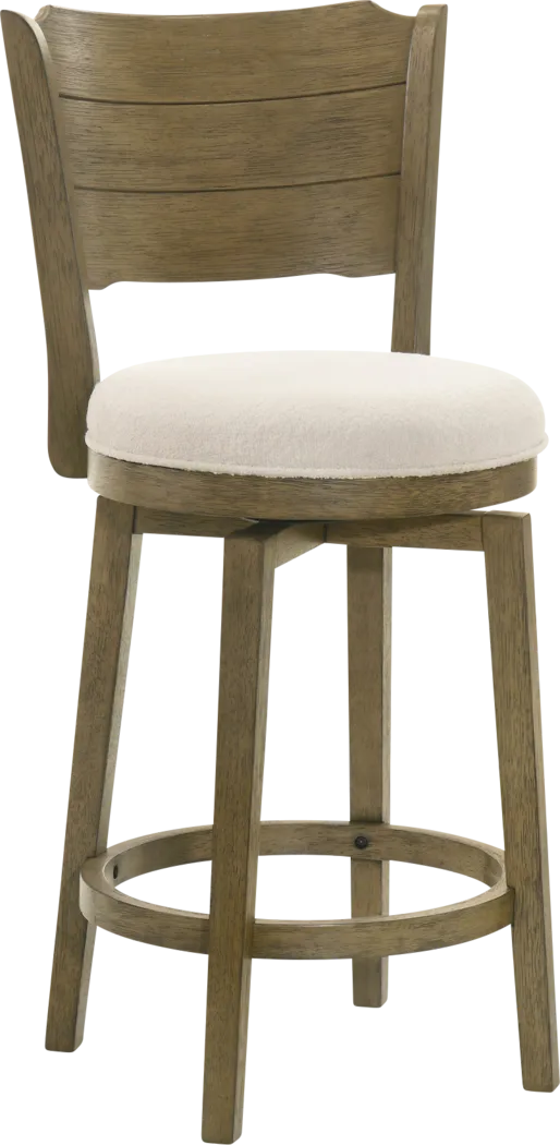 Covencaster Brown Swivel Counter Height Stool - Thumbnail - Image 1