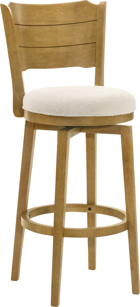 Covencaster Natural Swivel Barstool - Thumbnail - Image 1