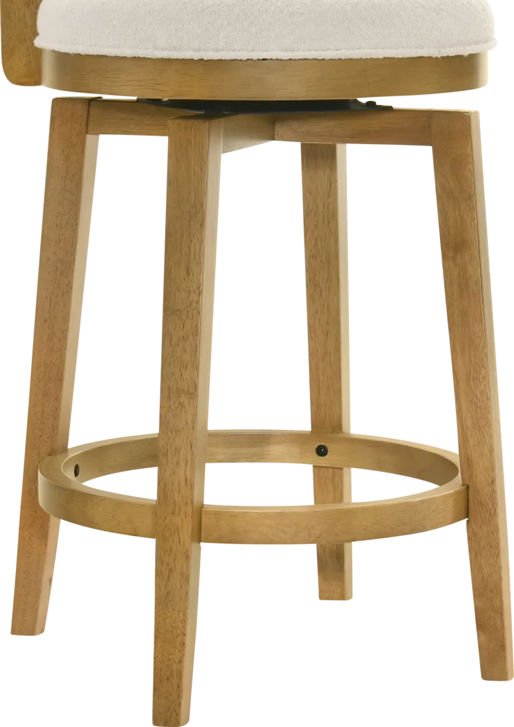 Covencaster Natural Swivel Counter Height Stool - Thumbnail - Image 7