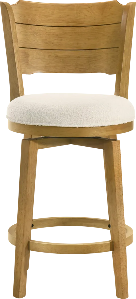 Covencaster Natural Swivel Counter Height Stool - Thumbnail - Image 8