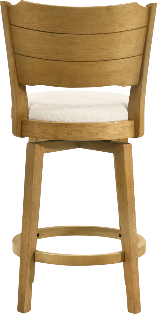 Covencaster Natural Swivel Counter Height Stool - Thumbnail - Image 10