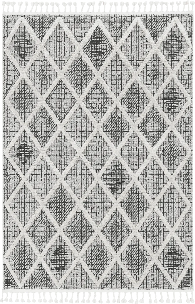 Covenmond Charcoal 5'3 x 7'7 Rug - Thumbnail - Image 1
