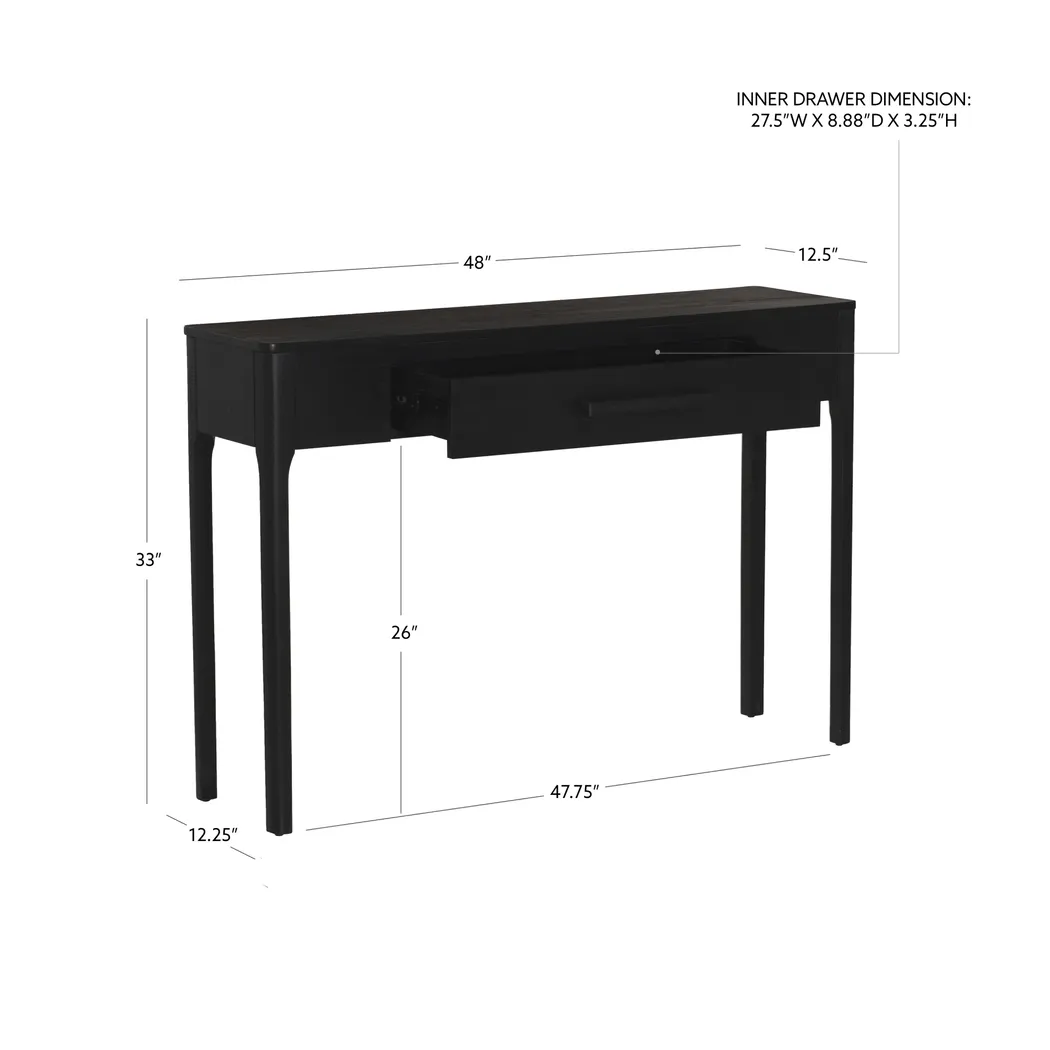 Covenstall Black Sofa Table - Image 12