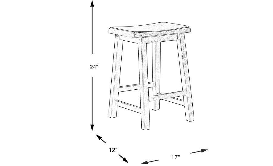 Dimension Image. Please refer to the Dimension Tab on this page for dimension details.