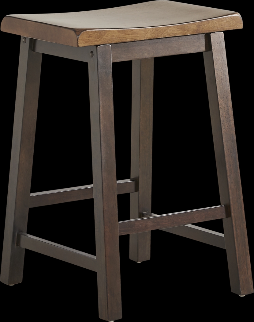 Coventry Dark Brown Counter Height Kyoto Stool - Thumbnail - Image 1