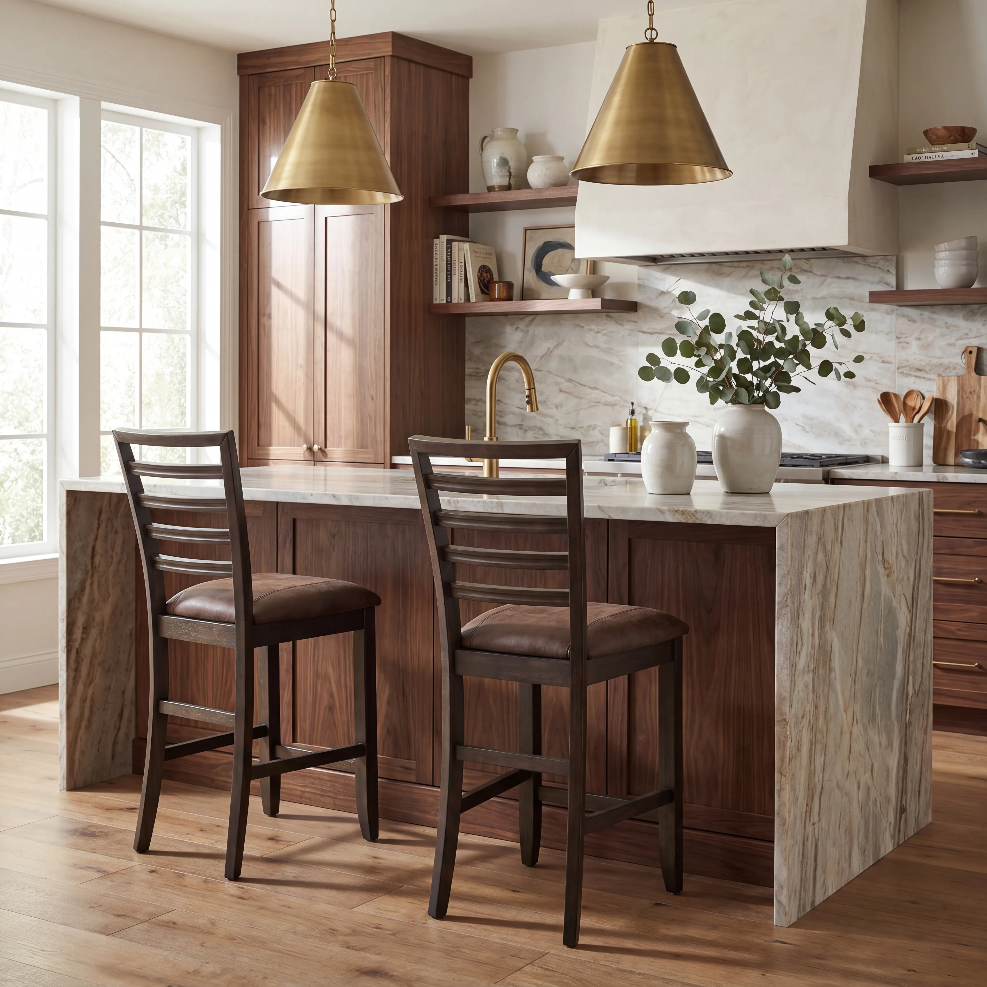 Coventry Dark Brown 5 Pc Counter Height Dining Room - Thumbnail - Image 7