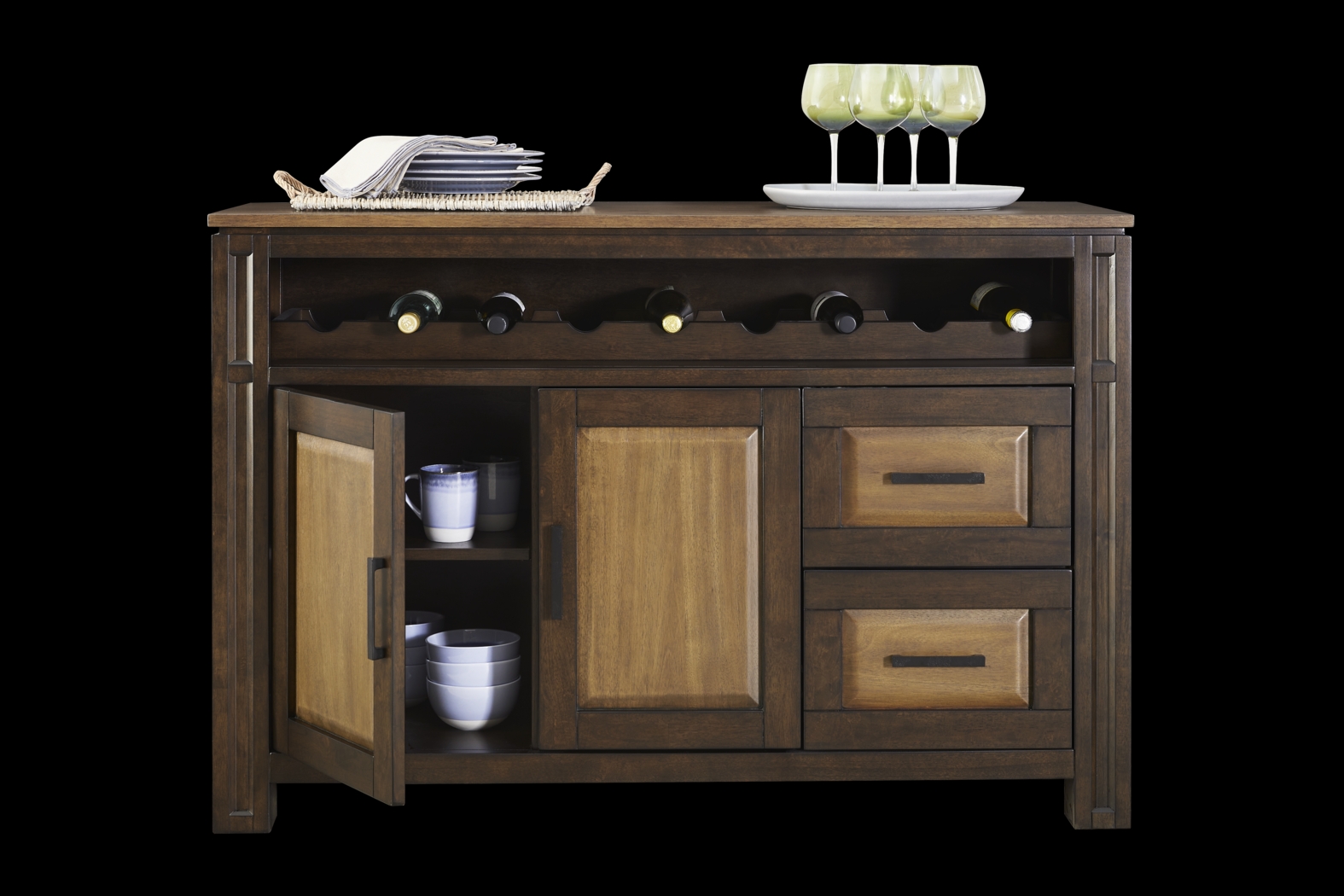 Coventry Dark Brown Server - Thumbnail - Image 2