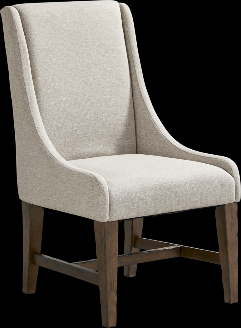 Covered Bridge Beige Arm Chair - Thumbnail - Image 1