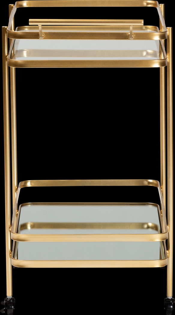 Coveview Yellow Bar Cart - Thumbnail - Image 4