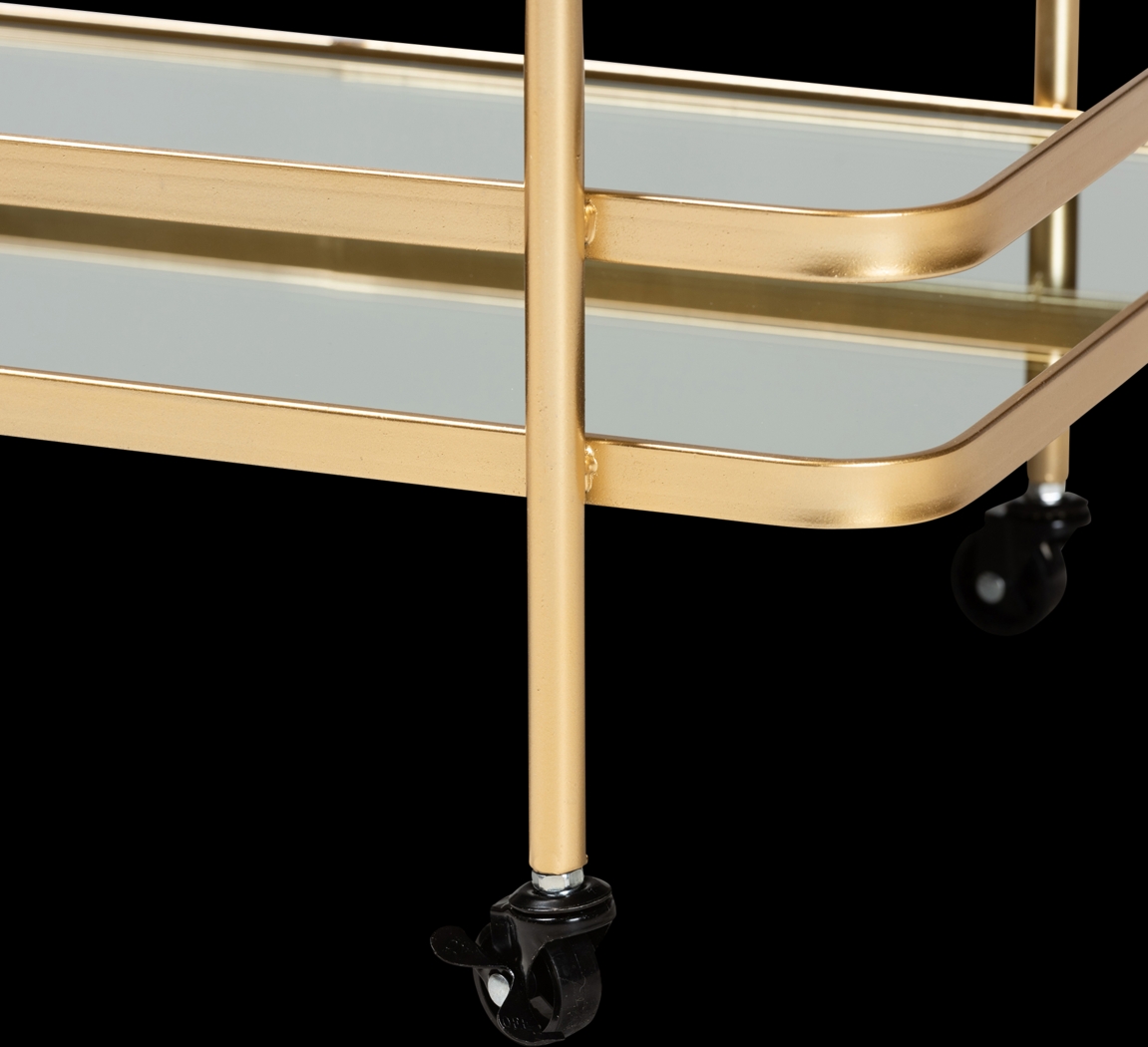 Coveview Yellow Bar Cart - Thumbnail - Image 6