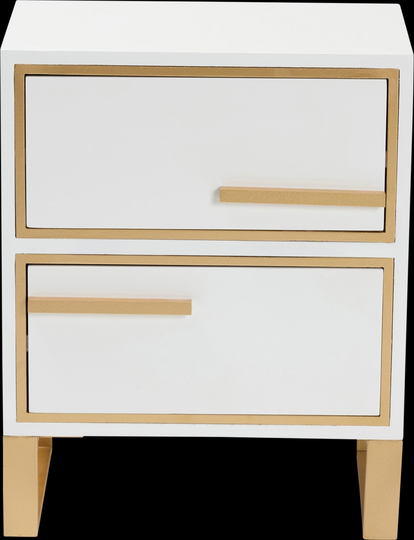 Coveyrise White Nightstand - Thumbnail - Image 3